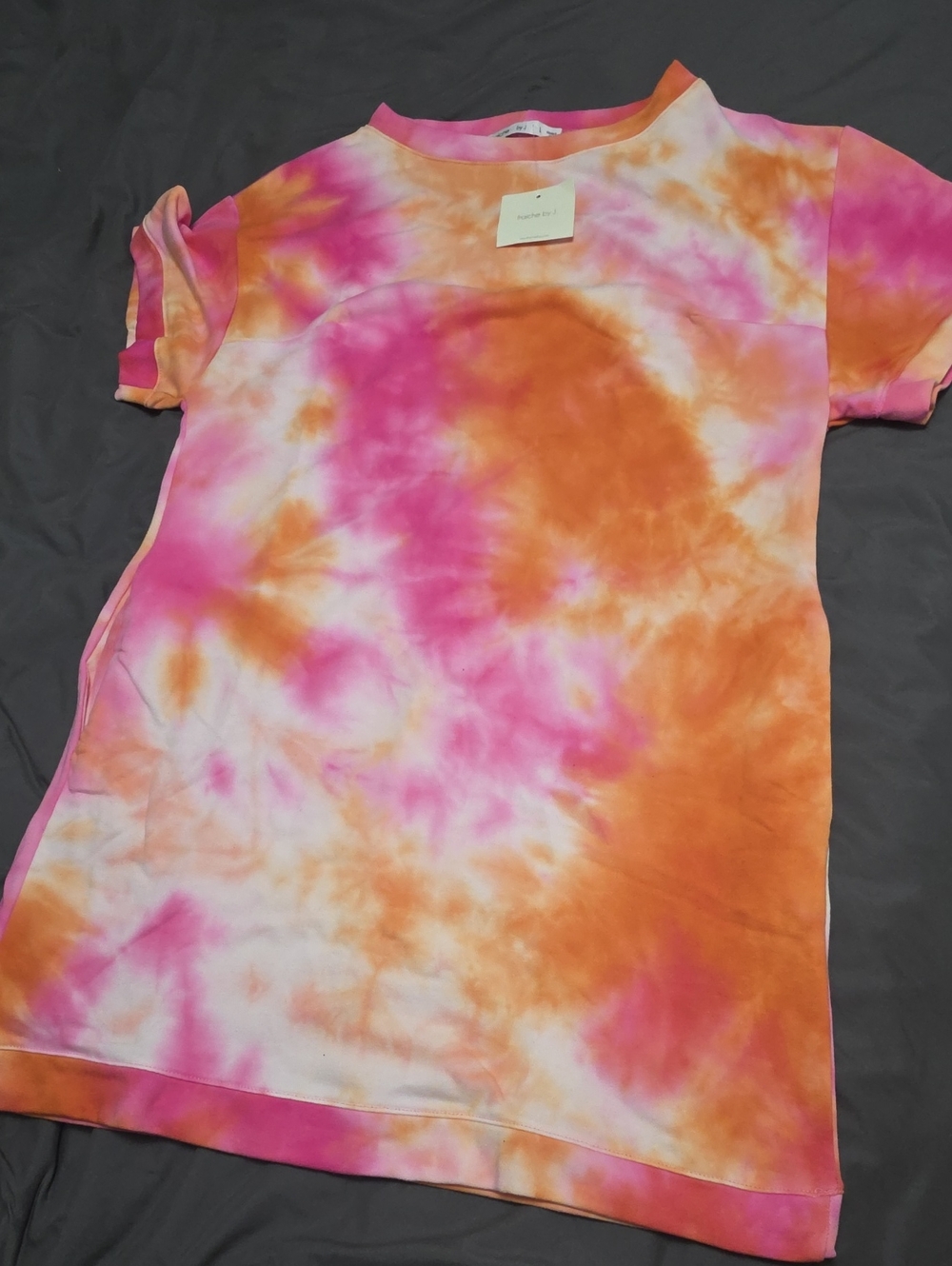 Tie Dye Summer Sweatshirt Dress